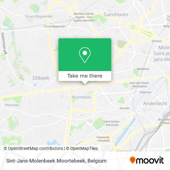 Sint-Jans-Molenbeek Moortebeek plan