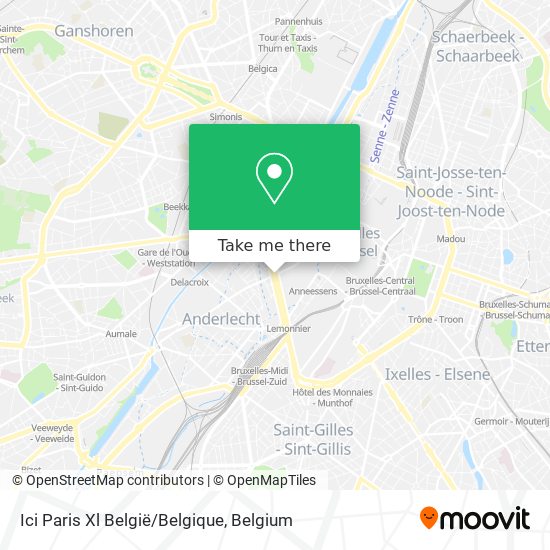 Ici Paris Xl België/Belgique plan