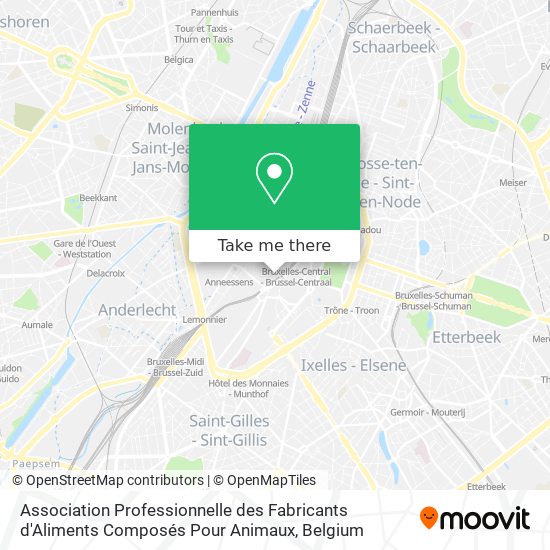 Association Professionnelle des Fabricants d'Aliments Composés Pour Animaux map