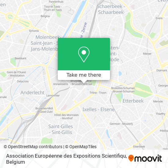 Association Européenne des Expositions Scientifiqu map