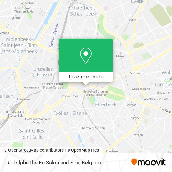 Rodolphe the Eu Salon and Spa plan