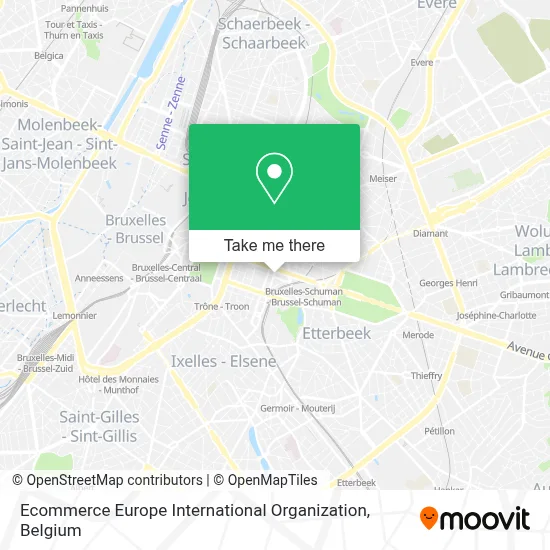 Ecommerce Europe International Organization map