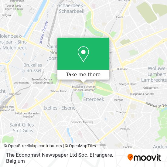 The Economist Newspaper Ltd Soc. Etrangere map