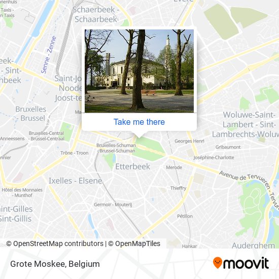 Grote Moskee map