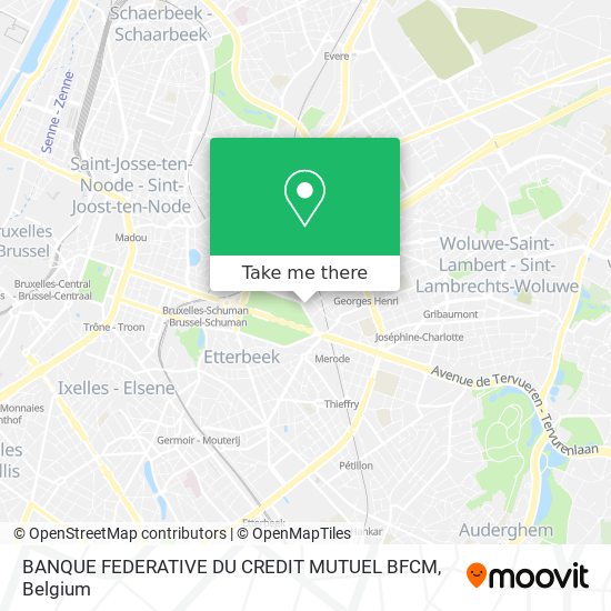 BANQUE FEDERATIVE DU CREDIT MUTUEL BFCM map