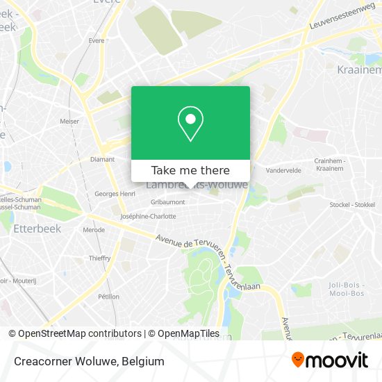 Creacorner Woluwe plan