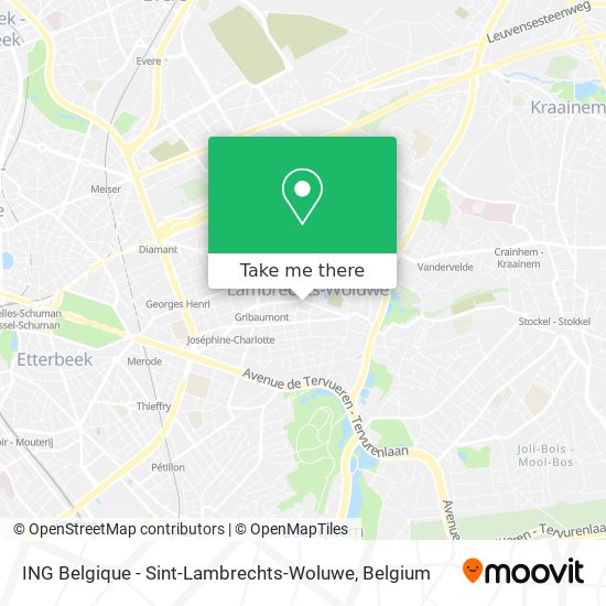 ING Belgique - Sint-Lambrechts-Woluwe plan