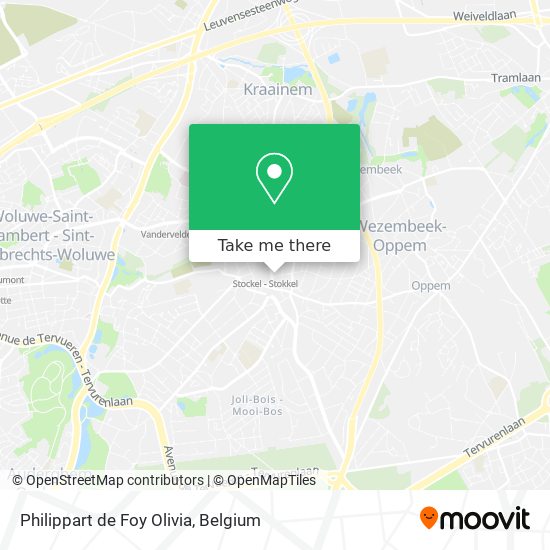 Philippart de Foy Olivia map