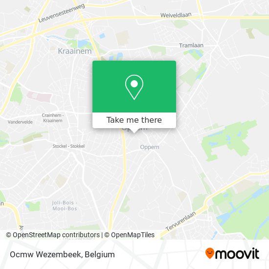 Ocmw Wezembeek map