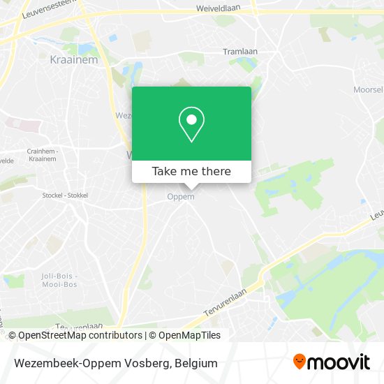 Wezembeek-Oppem Vosberg plan