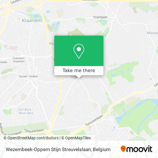 Wezembeek-Oppem Stijn Streuvelslaan map