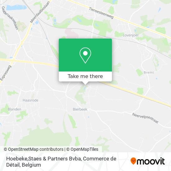 Hoebeke,Staes & Partners Bvba, Commerce de Détail map