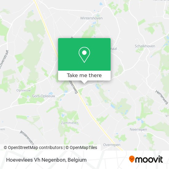 Hoevevlees Vh Negenbon map