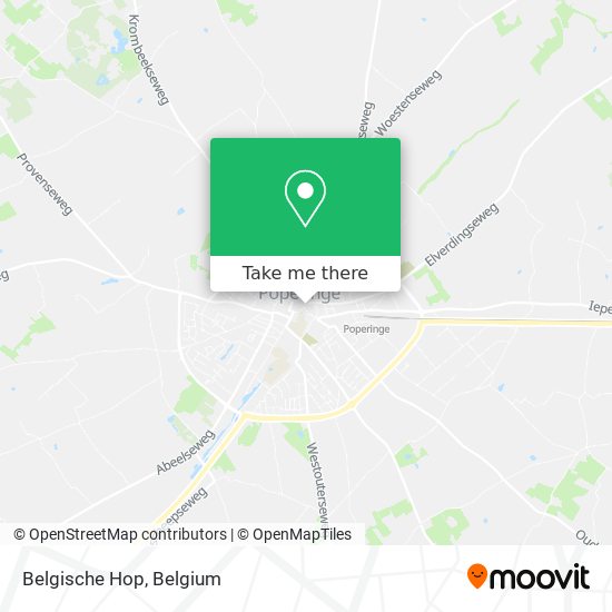 Belgische Hop map