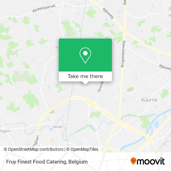 Fruy Finest Food Catering map