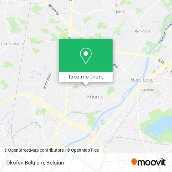 Ökofen Belgium map