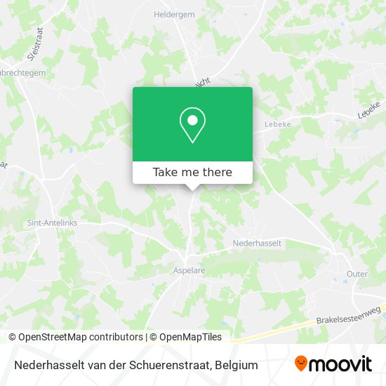 Nederhasselt van der Schuerenstraat map