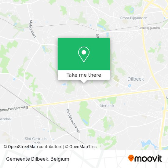 Gemeente Dilbeek map