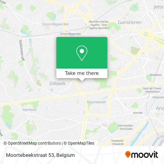 Moortebeekstraat 53 plan