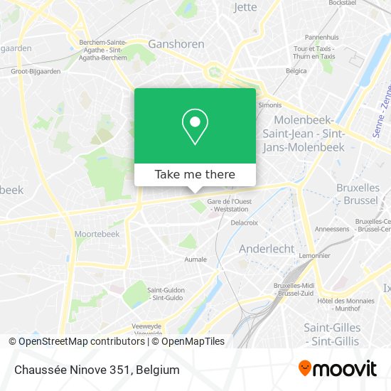 Chaussée Ninove 351 map
