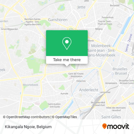 Kikangala Ngoie map