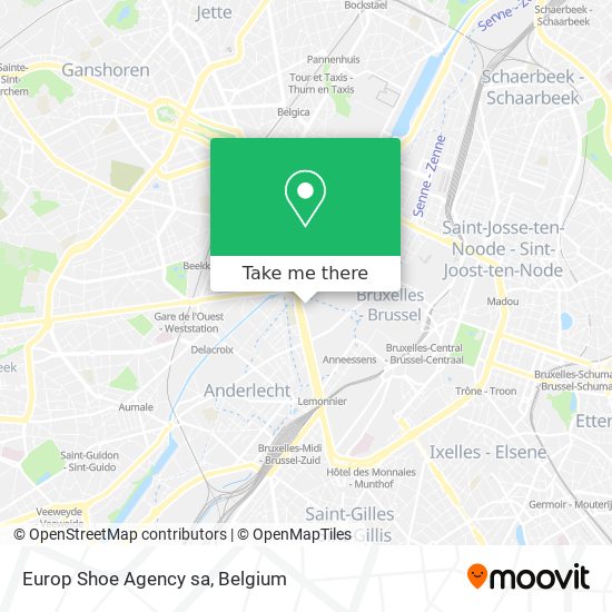 Europ Shoe Agency sa map