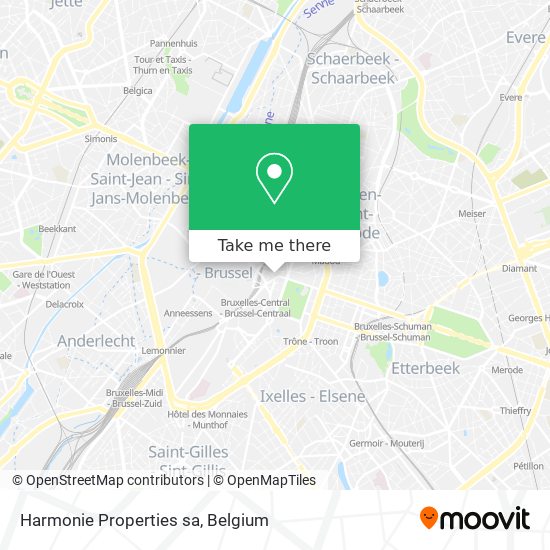 Harmonie Properties sa map