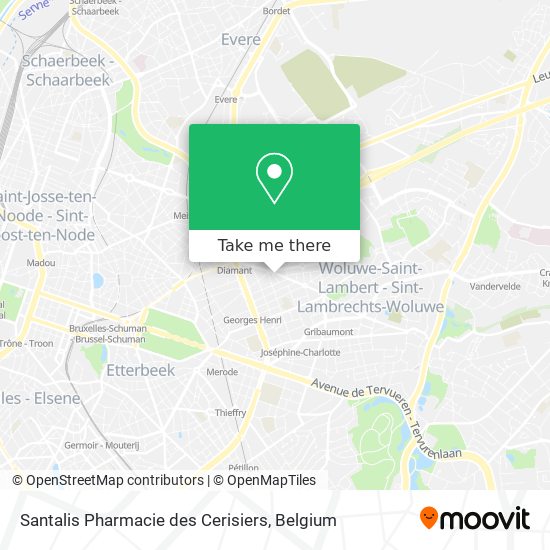 Santalis Pharmacie des Cerisiers map