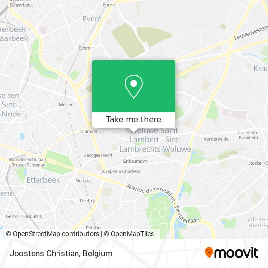 Joostens Christian map