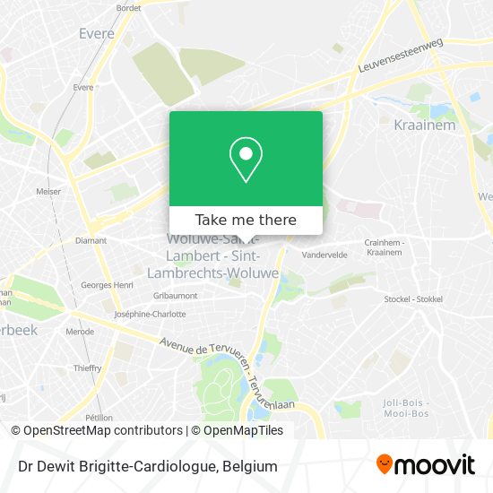 Dr Dewit Brigitte-Cardiologue map