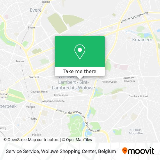 Service Service, Woluwe Shopping Center plan