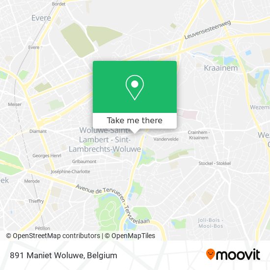 891 Maniet Woluwe map