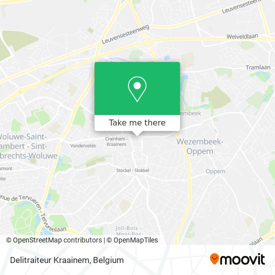 Delitraiteur Kraainem map