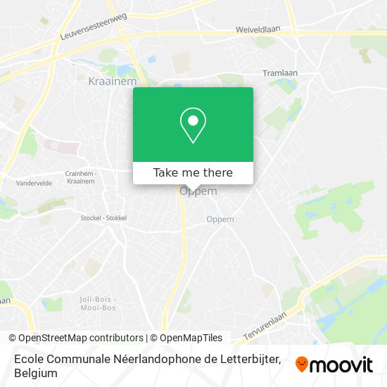 Ecole Communale Néerlandophone de Letterbijter map