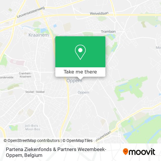 Partena Ziekenfonds & Partners Wezembeek-Oppem map