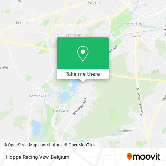 Hoppa Racing Vzw map