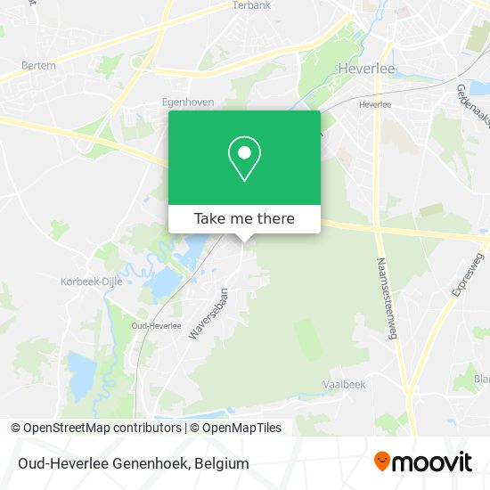 Oud-Heverlee Genenhoek map