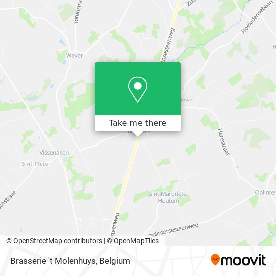Brasserie 't Molenhuys map