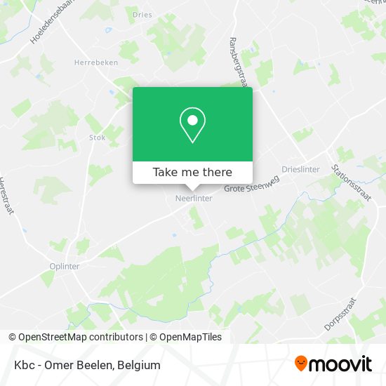 Kbc - Omer Beelen map