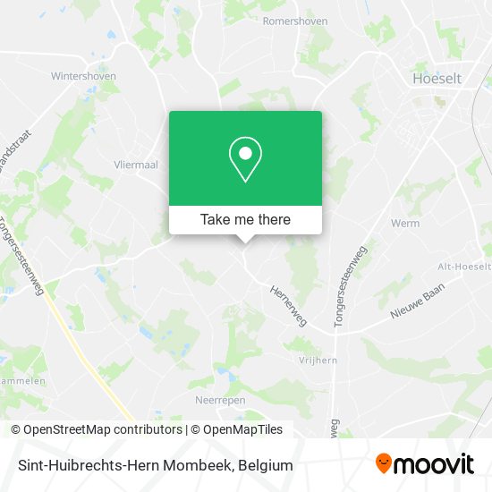Sint-Huibrechts-Hern Mombeek map