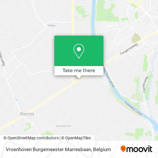 Vroenhoven Burgemeester Marresbaan map