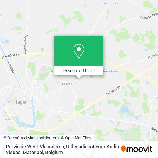 Provincie West-Vlaanderen, Uitleendienst voor Audio-Visueel Materiaal plan