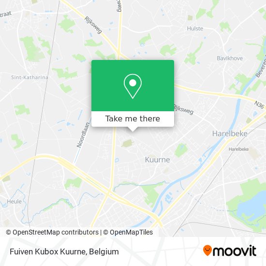 Fuiven Kubox Kuurne map