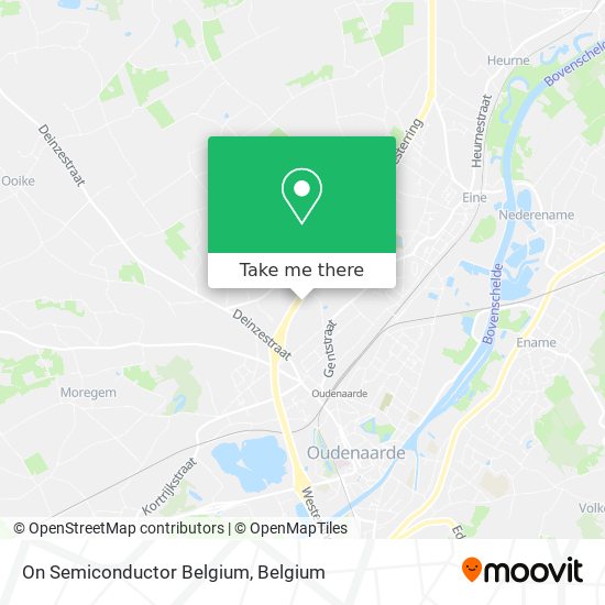 On Semiconductor Belgium map