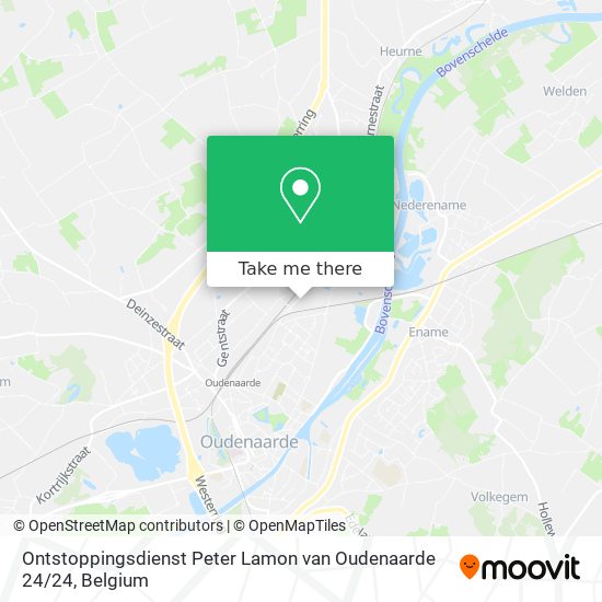 Ontstoppingsdienst Peter Lamon van Oudenaarde 24 / 24 map