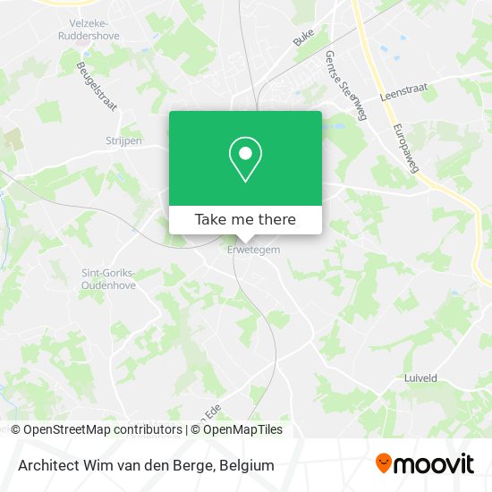Architect Wim van den Berge plan