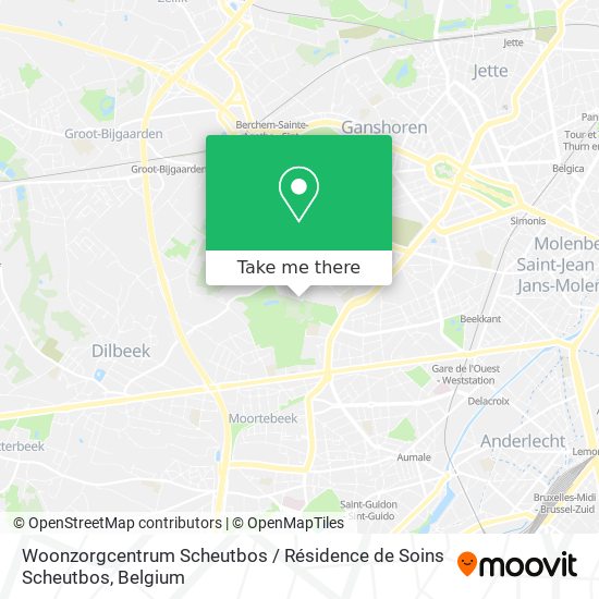 Woonzorgcentrum Scheutbos / Résidence de Soins Scheutbos plan