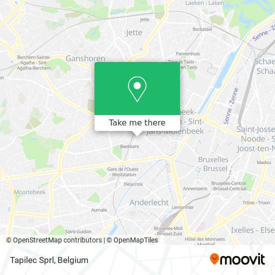 Tapilec Sprl map