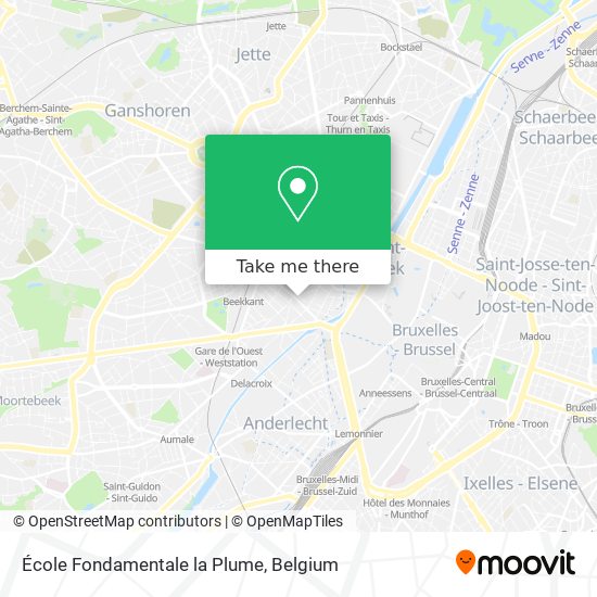 École Fondamentale la Plume plan