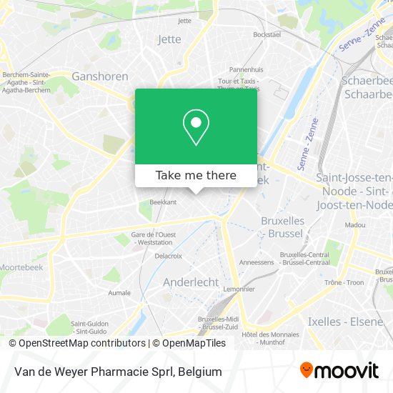 Van de Weyer Pharmacie Sprl plan